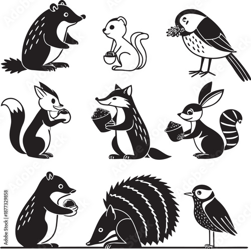 set of animals