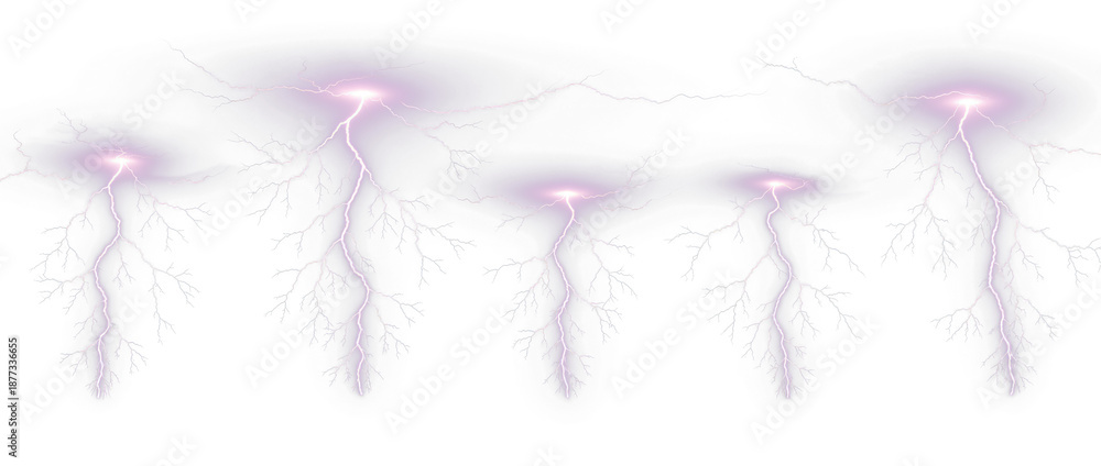 Fototapeta premium Elegant abstract design featuring soft pink shapes with trailing lines on a plain white background and png
