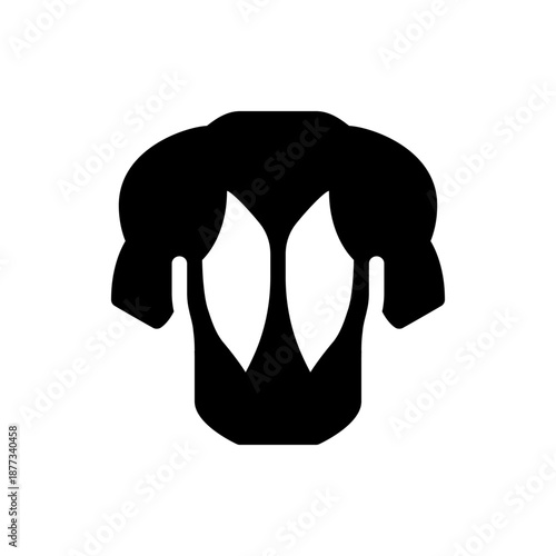 A black silhouette of a classic rotary telephone on a white background