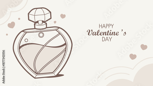 Chic perfume bottle for Valentine's Day gift ideas and love