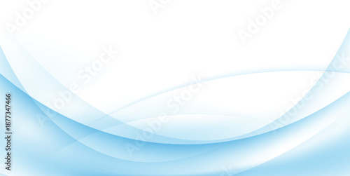 Abstract blue wave background design. Vector modern Illustration