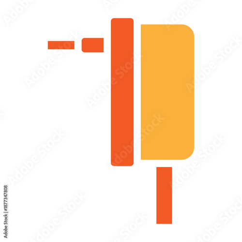 Adapter Plug Vector Flat Icon Design