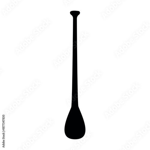 Paddle silhouette vector flat illustration design.