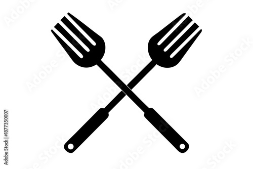 set of kitchen utensils, icon