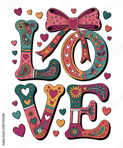 Wallpaper Mural Love valentine day t shirt design Torontodigital.ca