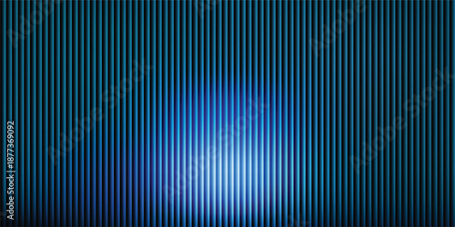 Vibrant blue gradient background with vertical stripes effect