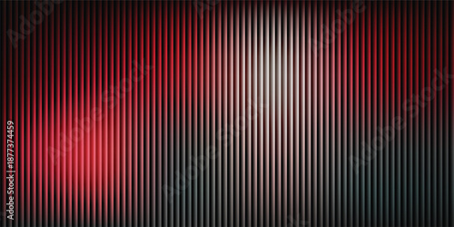 Vibrant gradient background with red and white vertical stripes