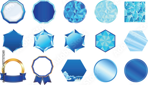 冷却・クールイメージのグラフィックイラスト素材