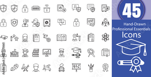 Flora and Fauna Ornamental Elements and Botanical Sketches