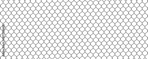 Mesh texture for fishing nets. Seamless black pattern for sportswear or soccer goal, volleyball net, basketball hoop, hockey, athletics.
