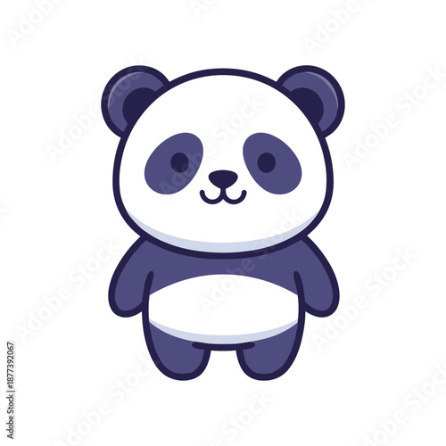 Adorable Cartoon Panda Illustration