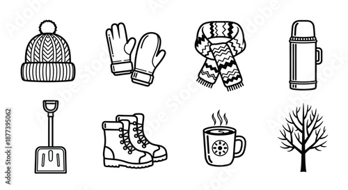 Foto Winter essentials for comfort and warmth