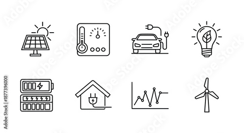 Sustainable energy and technology Vector