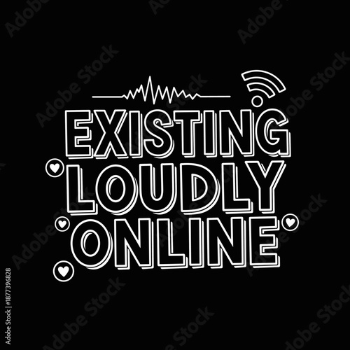 Existing Loudly Online Text Design.