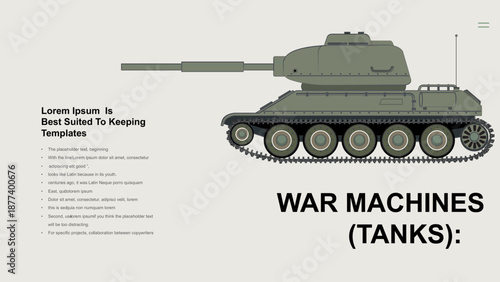 Tanks Infographic Military Vehicle Data Breakdown