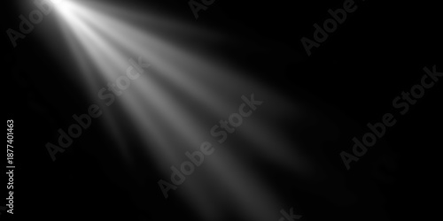 White Sunburst Overlay