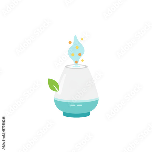 Essential Oils Diffuser Vector Illustration