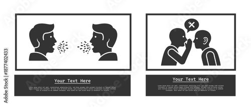 Understanding communication and its risks: airborne spread and harmful gossip