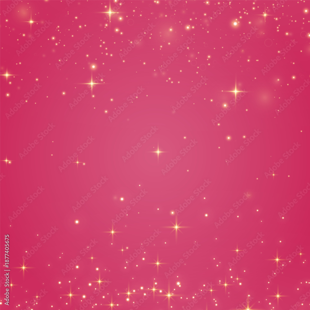Fototapeta premium Vector 3d Valentine's Day background. Cute love banner. Lights and sparkles. Valentine vector concept design. Happy Women's, Mother's, Valentine's Day. Transparent background.