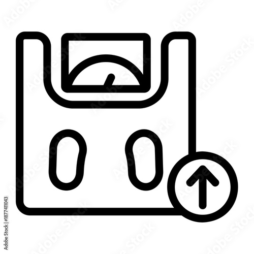 weight loss Line Icon