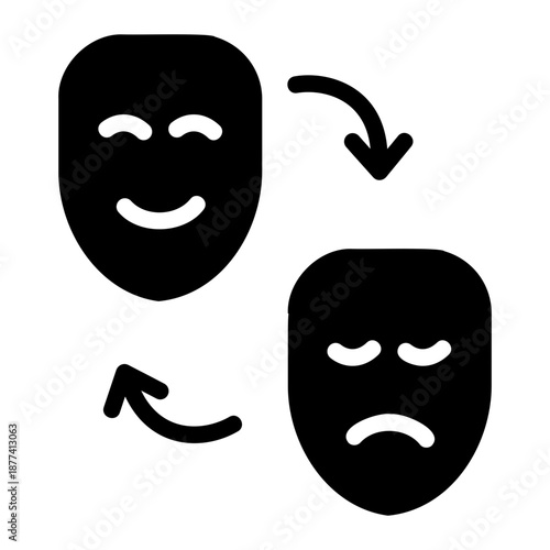 mood swings Solid icon