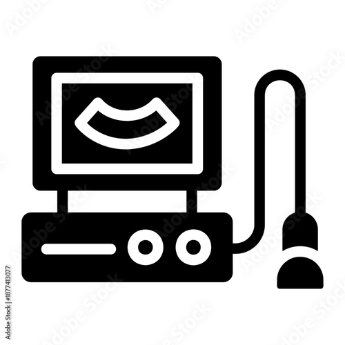 ultrasound device Solid icon