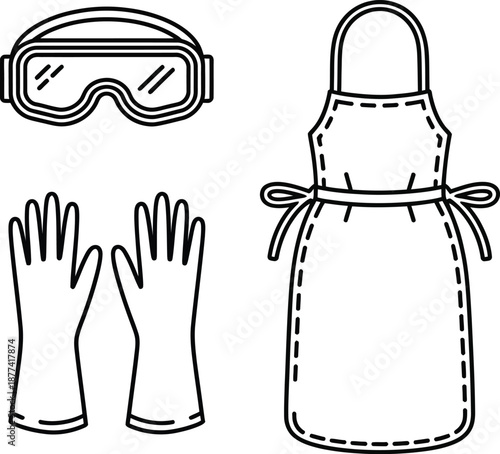 Safety equipment set