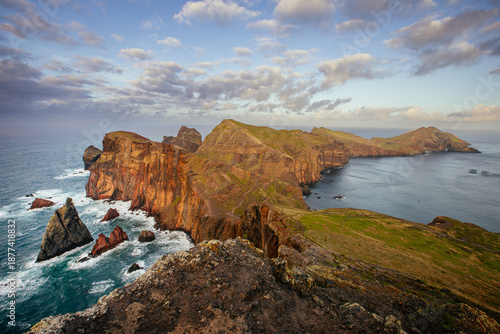Sao Lourenco trail and viewpoint in Madeira, Portugal	
