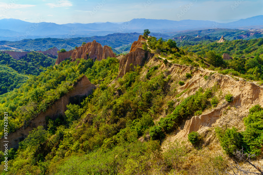 Fototapeta premium Melnik Sandstone Pyramids landscape