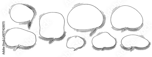 Bold comic speech element designed for manga dialogue and sound words. This underline and box bring comic energy into manga speech design.