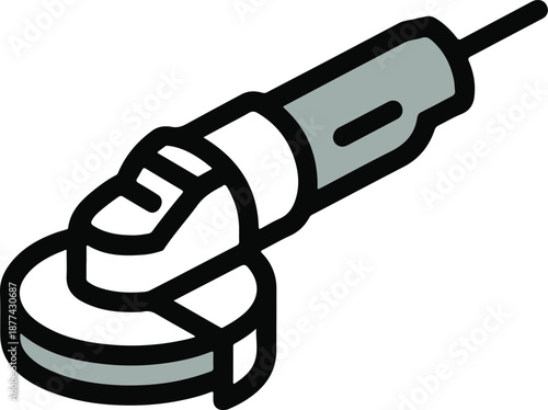 unique Angle grinder icon