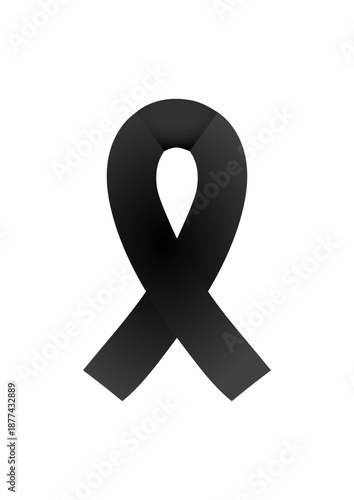 Black Morning Ribbon