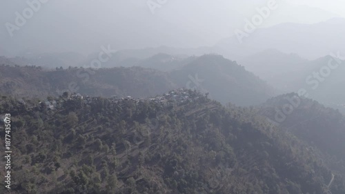 Village in the mountains, Rudraprayag, Uttarakhand, India