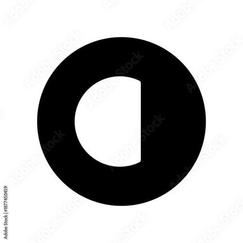 進行がほぼ完了した円形ステータスアイコン