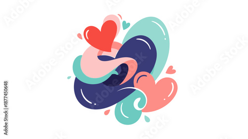 Heartfelt Emotions Illustration