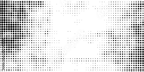 A subtle, stylish halftone pattern emerges against a light gray backdrop, showcasing a contemporary dot matrix design with delicate modern abstac bacground illustration