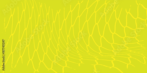 Yellow mesh texture for fishing nets. Seamless pattern modern background.