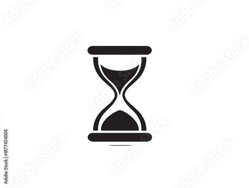 Stunning hourglass silhouette design for productivity time concepts
