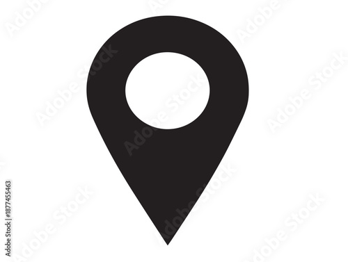 A versatile map pinpoint icon with a simple and gorgeous vector illustration