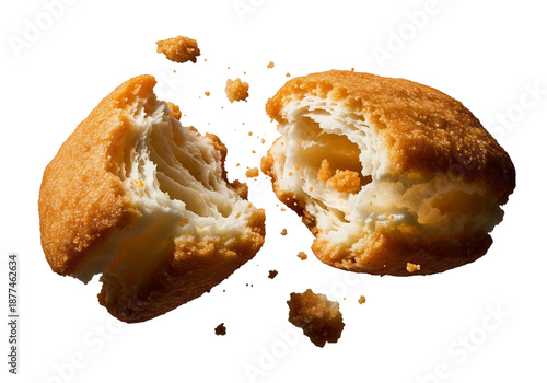 Crispy Fried Snack with Flaky Layers