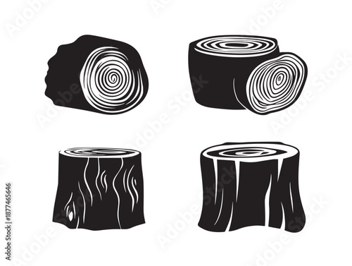 Stunning Wooden Log Silhouettes With Solid Natural Appeal  