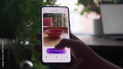 AI turns phone snapshot into studio product photo for a small ceramic online store.