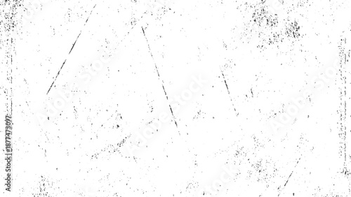 White grunge texture with vintage scratches and worn distressed overlay
