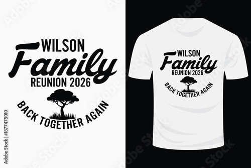 Wilson Family Reunion 2026 Svg Design