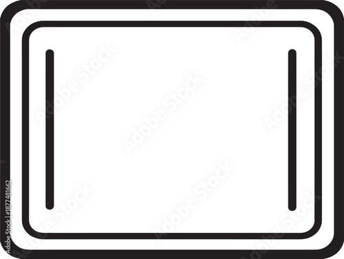 Elegant Passport Icon With Clean Professional Minimal Design  