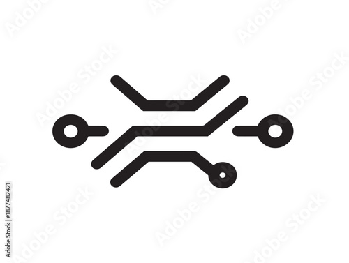 Dynamic Programming Icon With Elegant Minimal Tech Design  