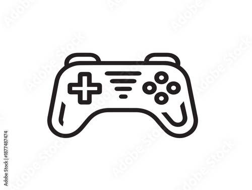 Dynamic Video Game Entertainment Concept in Modern Minimal Style