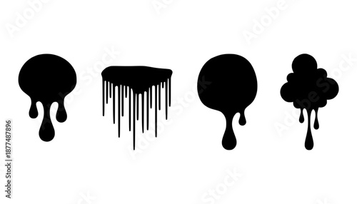 Thick Paint Blob Vector Art