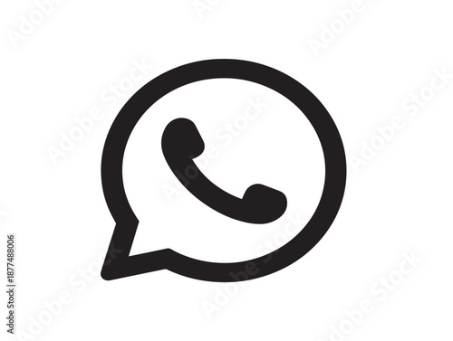 Modern Messaging Communication Concept with Clean Elegant Lines