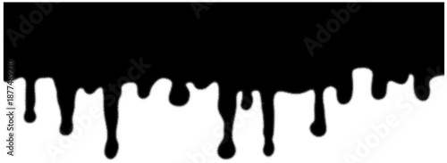 melting liquid form in vector dotted illustration